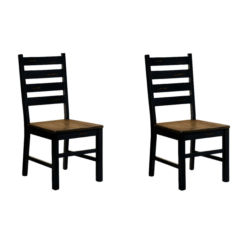 Red Barrel Studio® Industrial Style Dining Room Side Chairs, Set Of 2 ...